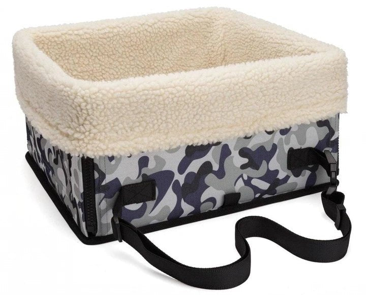 Luxury Pet Heightening Car Seat Portable Waterproof Foldable Dog Frame - pawvon