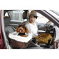 Luxury Pet Heightening Car Seat Portable Waterproof Foldable Dog Frame - pawvon