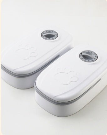 Smart Automatic Pet Feeder for Cats & Dogs with Timer and Stainless Steel Bowl - pawvon