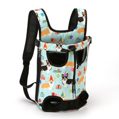 Pet Chest Bag Adjustable Front Carrier for Small Dogs and Cats Travel Bag - pawvon