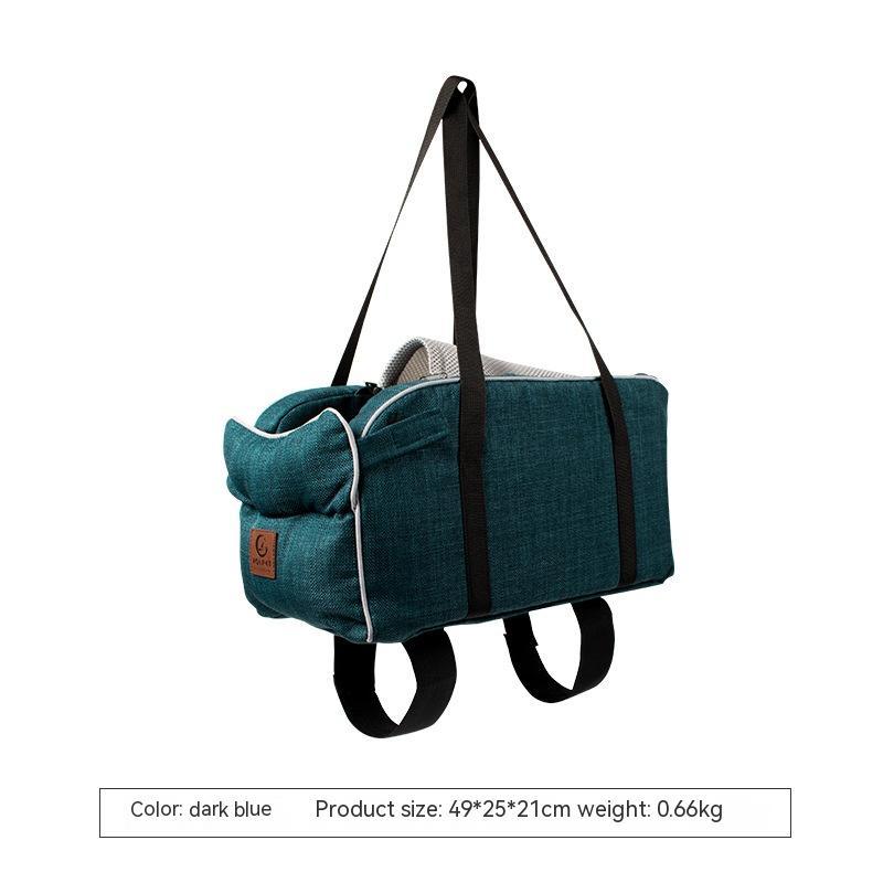Car Central Control Pet Bags For Travel Breathable - pawvon