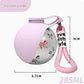 Outdoor 304 Stainless Steel Round Hanging Carabiner Folding Silicone Water Bottle - pawvon