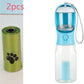 3-in-1 Pet Water Bottle — leak-proof, with food feeder & poop dispenser. Perfect for walks & travel! - pawvon