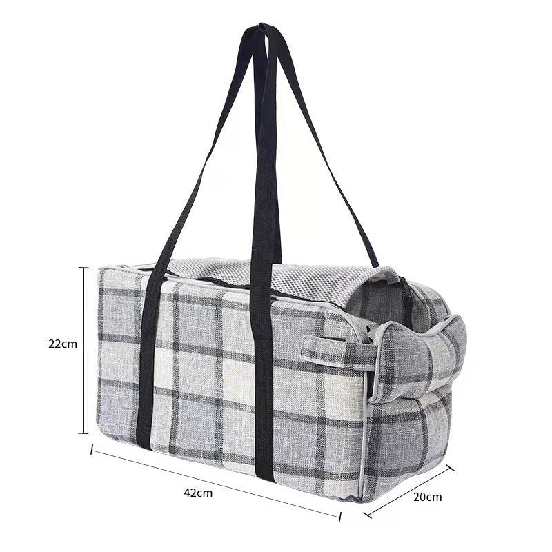 Car Central Control Pet Bags For Travel Breathable - pawvon