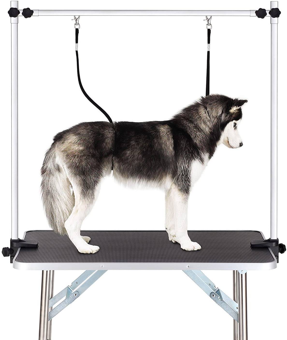 Portable Professional Dog Pet Grooming Table Adjustable Heavy Duty - pawvon