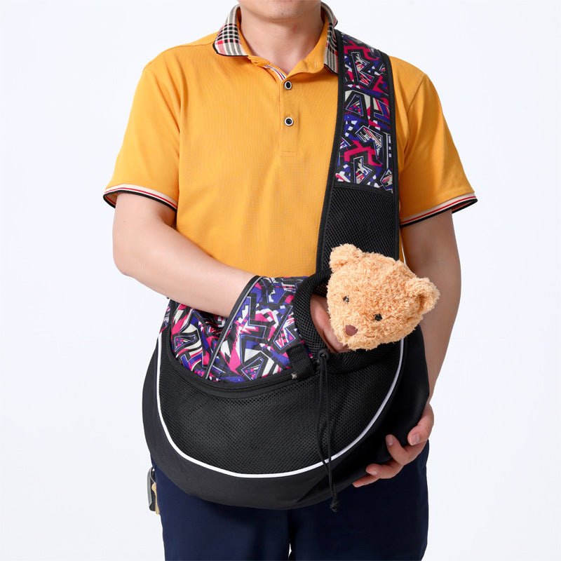 Carrying Pets Bag Women Outdoor Portable Crossbody Bag For Dogs Cats Pet Products - pawvon