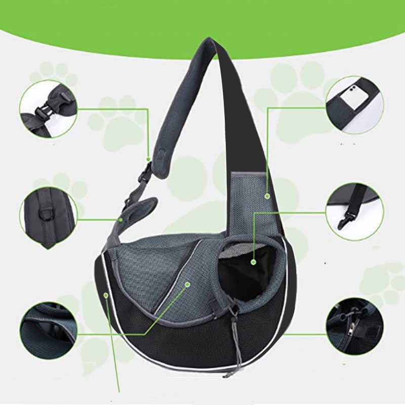 Carrying Pets Bag Women Outdoor Portable Crossbody Bag For Dogs Cats Pet Products - pawvon