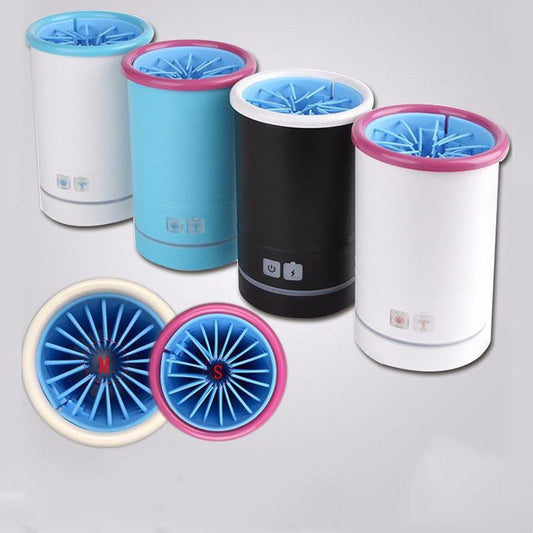 Automatic Dog Paw Cleaner Cup – Portable Foot Washer for Easy Mud & Dirt Removal - pawvon