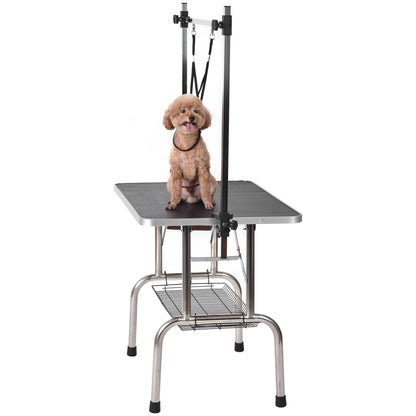 Portable Professional Dog Pet Grooming Table Adjustable Heavy Duty - pawvon