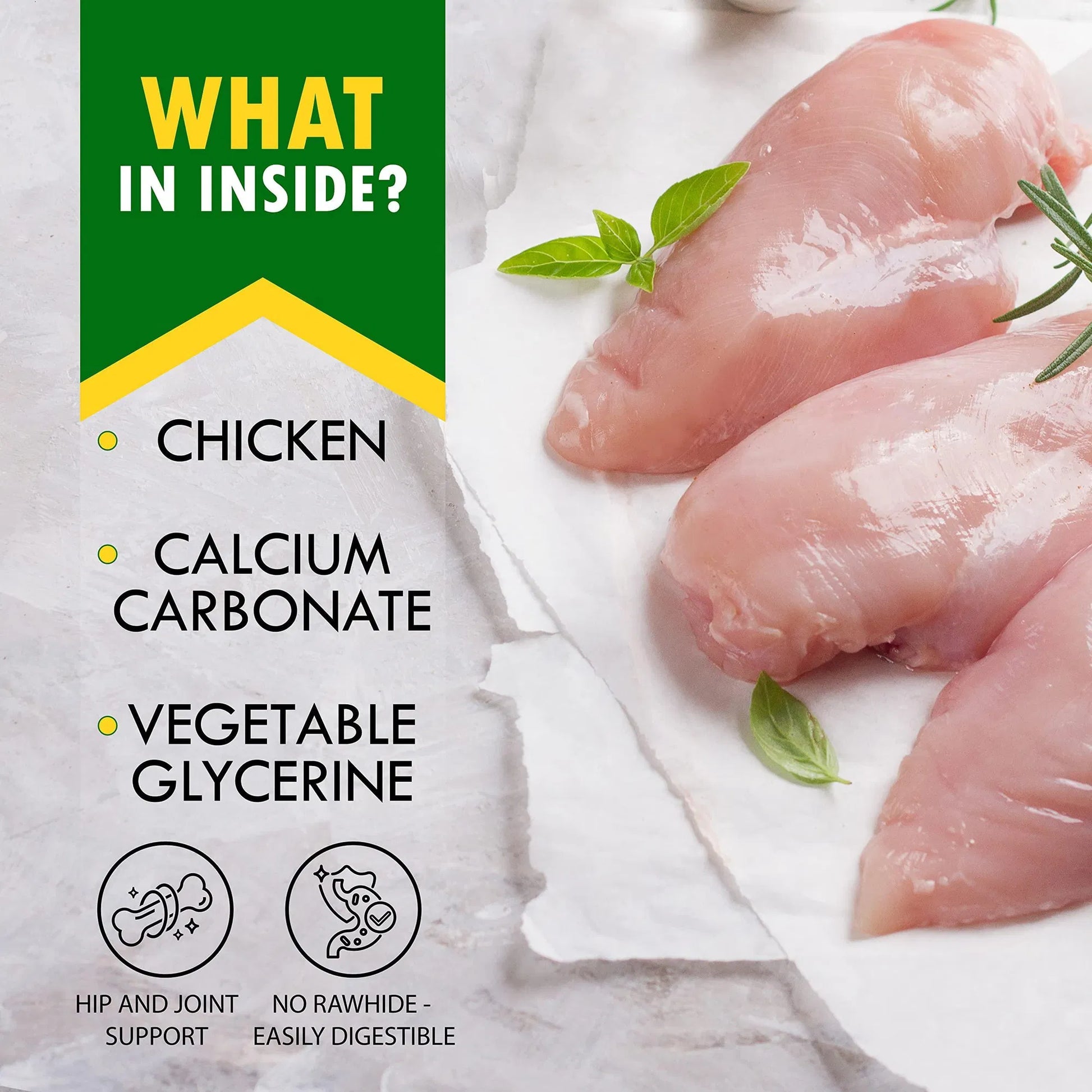 Chicken Wrapped Calcium Bones for Dogs – Grain-Free Chew Treats - pawvon