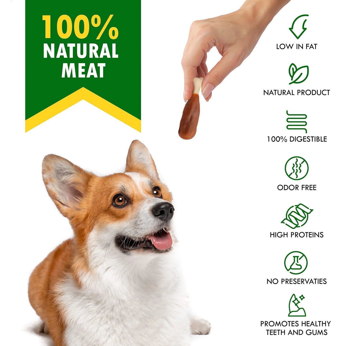 Chicken Wrapped Calcium Bones for Dogs – Grain-Free Chew Treats - pawvon