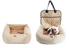 2-in-1 Dog Car Seat Pad & Foldable Travel Bed - pawvon