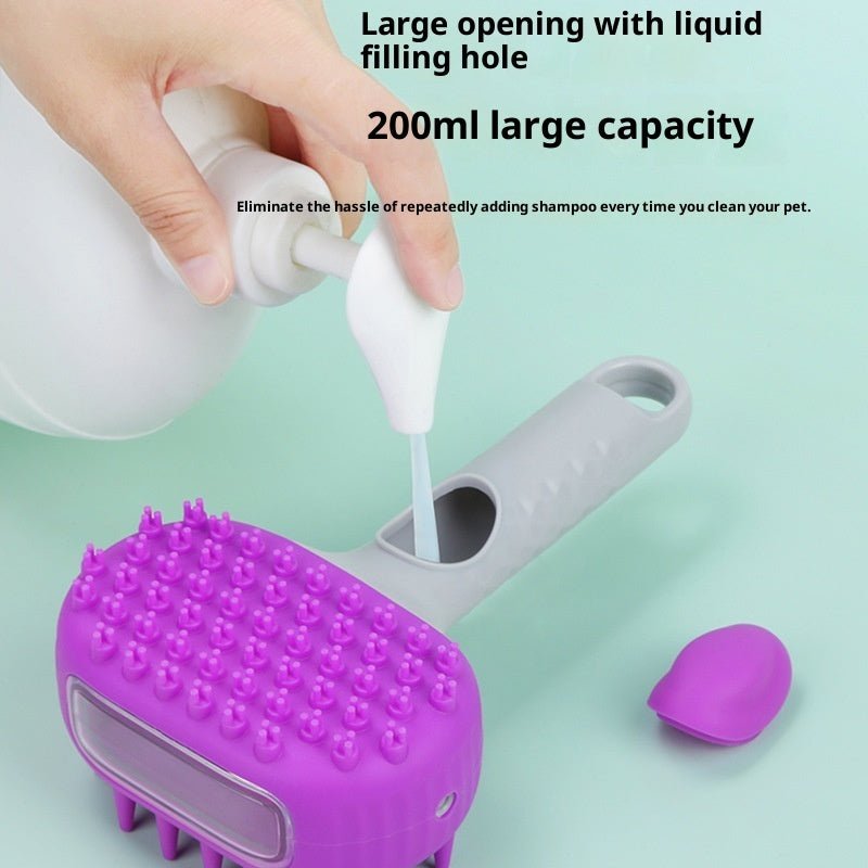 Pet Shower Brush Dog Bath Float Hair Cleaning - pawvon