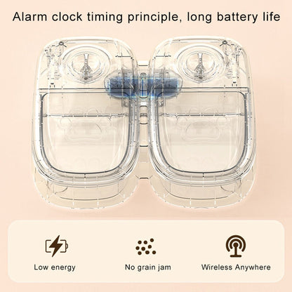 Smart Automatic Pet Feeder for Cats & Dogs with Timer and Stainless Steel Bowl - pawvon